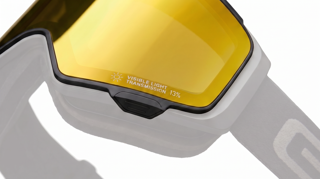 Lente G GOLD para Antiparra GURU G1 — Mica Ski Snowboard Alta Protección Solar
