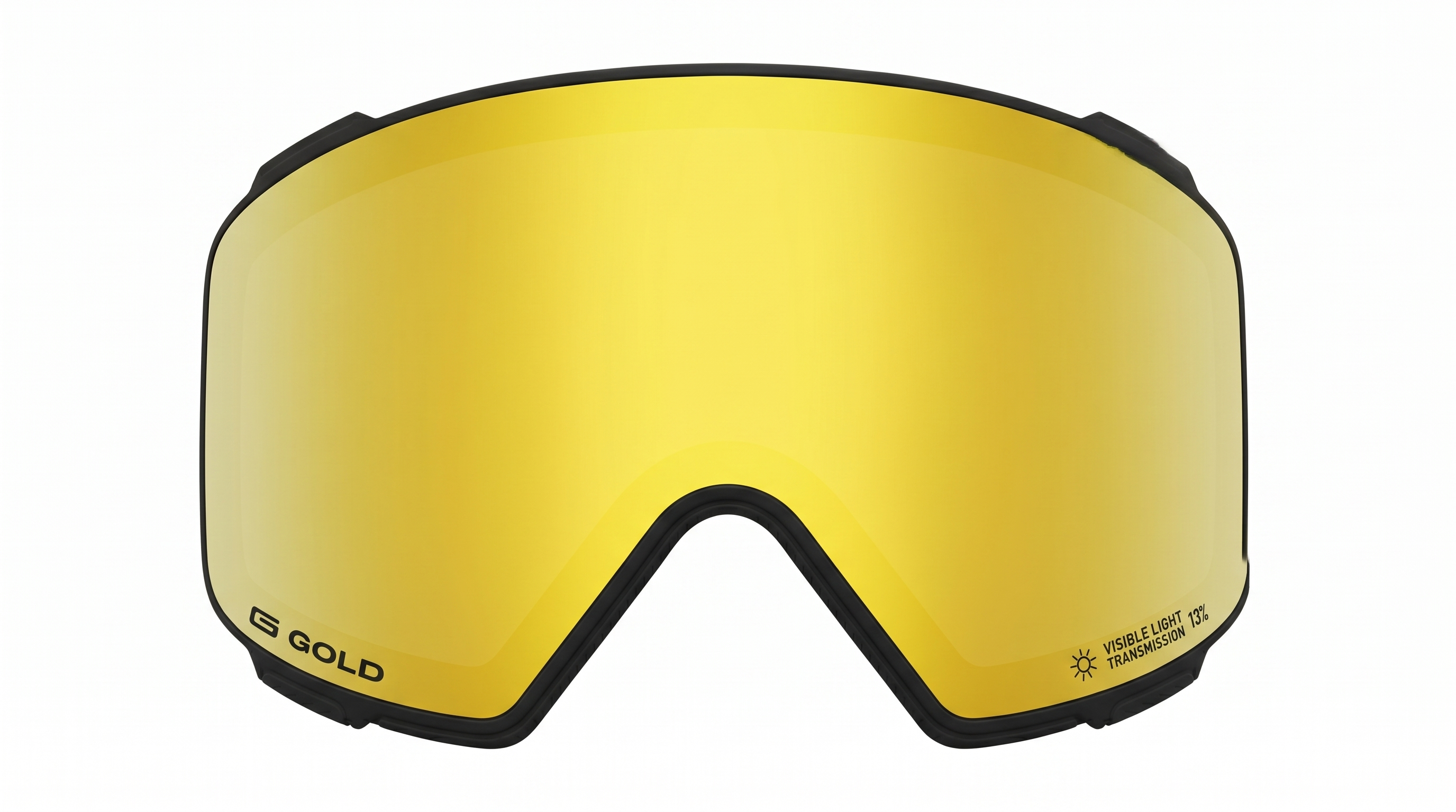 Lente G GOLD para Antiparra GURU G1 — Mica Ski Snowboard Alta Protección Solar
